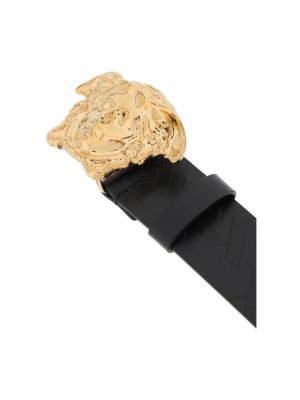 Cinturón de cuero con hebilla Versace
