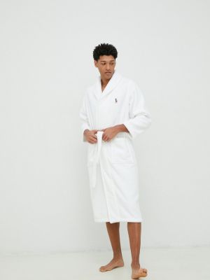 Бавовняний халат Polo Ralph Lauren білий