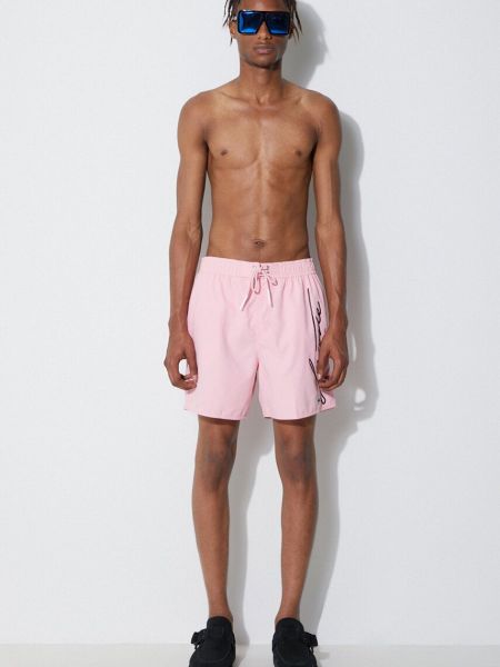 Kratke hlače Lacoste ružičasta