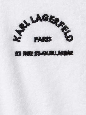 Szlafrok Karl Lagerfeld biały