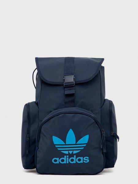 Plecak z nadrukiem Adidas Originals niebieski