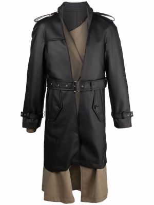 Двустранно палто Comme Des Garçons Homme Plus черно