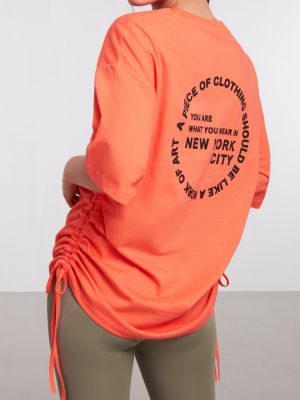 Oversized tričko Grimelange oranžové