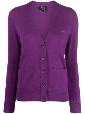 Cardigan en laine A.p.c. violet