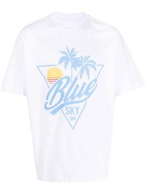 Majica s printom Blue Sky Inn