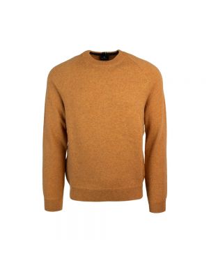 Sweter z wełny merino Ps By Paul Smith pomarańczowy