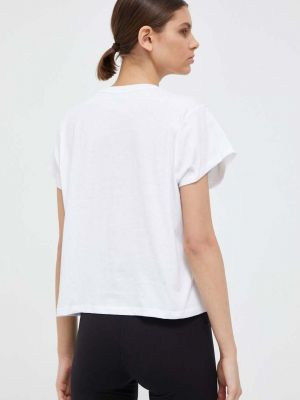 Bavlněné tričko Dkny bílé