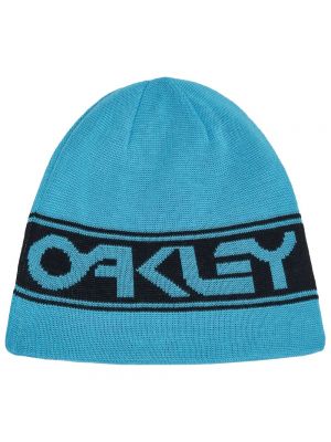 Двусторонняя шапка Oakley синяя