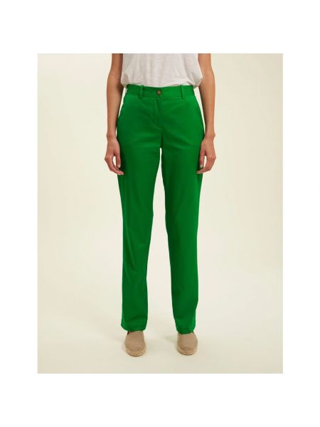 Pantalones chinos Ines De La Fressange Paris verde