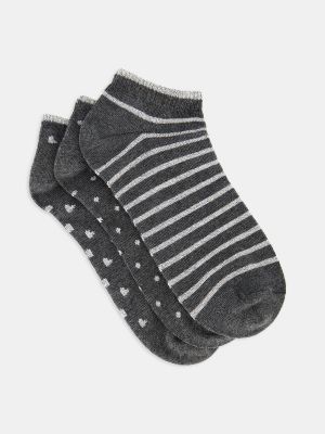 Calcetines con estampado Easy Wear gris