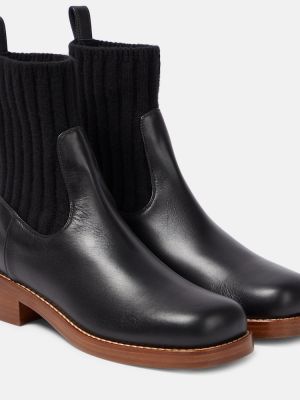 Chelsea boots en cuir Gabriela Hearst noir