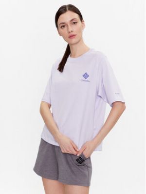 T-shirt large Columbia violet