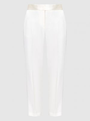 Білі прямі брюки Ermanno Scervino