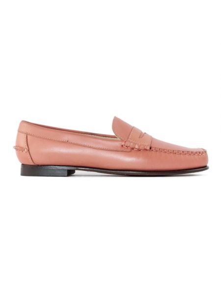 Leder loafers Sebago pink