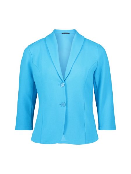 Eleganter jersey blazer mit geknöpfter Betty Barclay blau