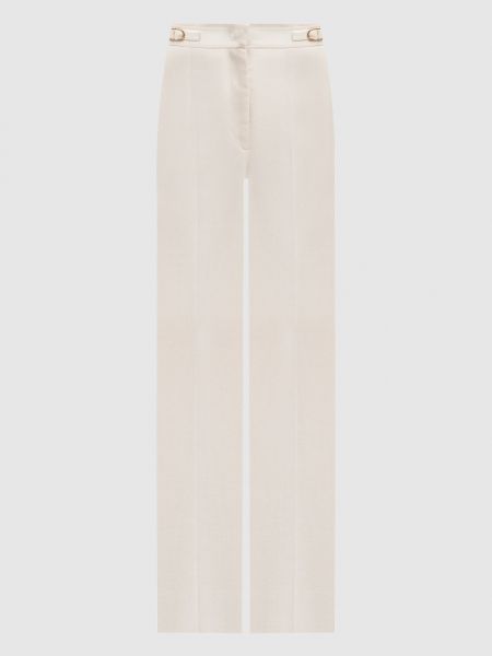 Шовкові вовняні штани Gabriela Hearst білі