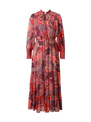 Suncoo Košeľové šaty 'CIPRI'  slivková / petrolejová / ružová / červená