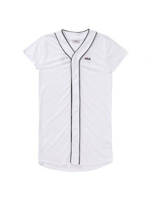 Короткое платье Fila Robin Button Baseball белый