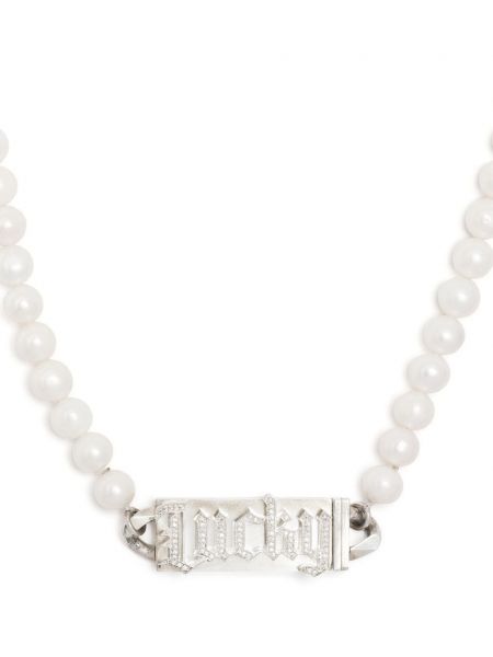 Strieborný náhrdelník s perlami Natasha Zinko