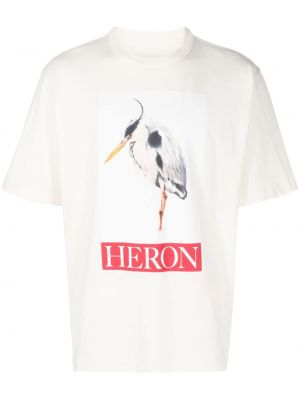 Pamut póló Heron Preston fehér