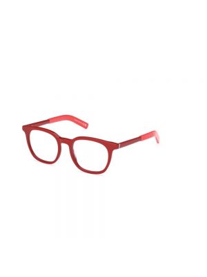 Okulary przeciwsłoneczne Moncler czerwone
