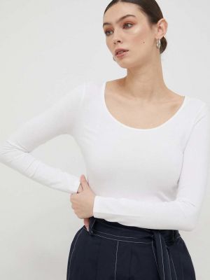 Блуза с дълъг ръкав Armani Exchange бяло