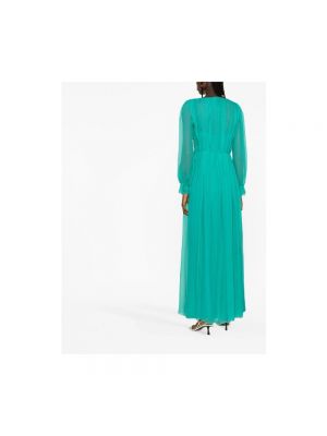 Sukienka długa Alberta Ferretti zielona