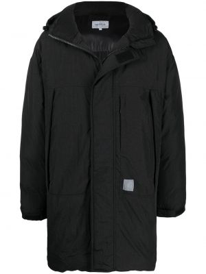Černý kabát s kapucí Carhartt Wip