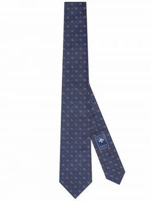 Niebieski krawat Gucci