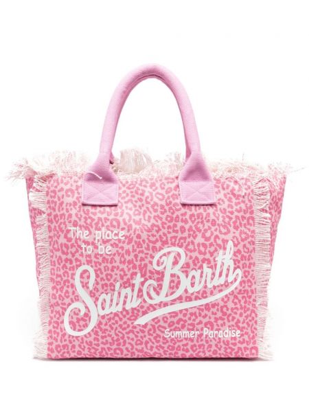 Плажна чанта Mc2 Saint Barth розово