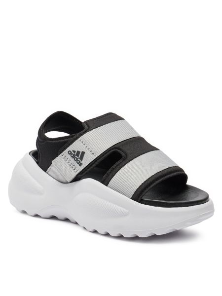 Sandále Adidas sivá
