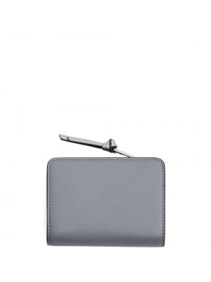 Kožená peněženka Marc Jacobs šedá