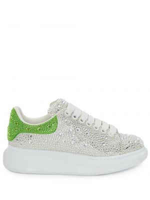 Pigget overdimensjonert sneakers Alexander Mcqueen hvit