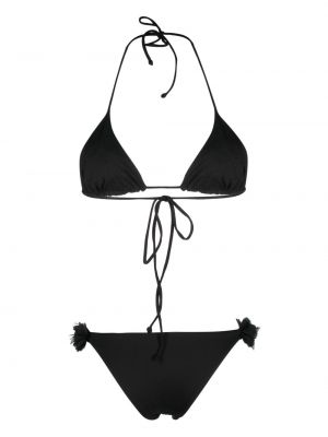 Bikini w kwiatki La Revêche czarny