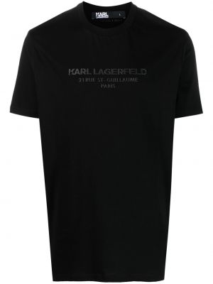 T-shirt Karl Lagerfeld svart