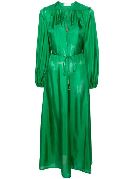 Dlouhé šaty Zimmermann zelené