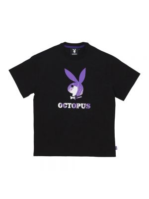 Koszulka w miejskim stylu Octopus czarna