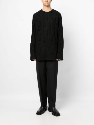 Sweter bawełniany Yohji Yamamoto czarny