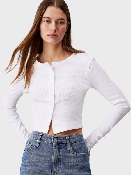 Кардиган Calvin Klein Jeans білий
