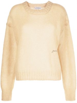 Пуловер от мохер Ganni