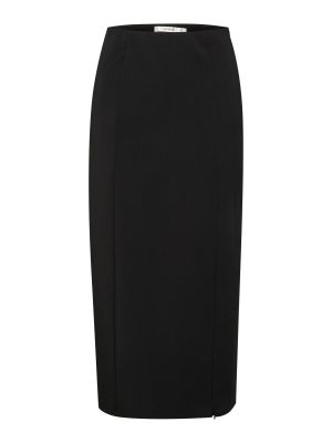 Midi sukňa Gestuz čierna