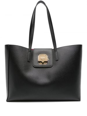 Nákupná taška Chiara Ferragni čierna