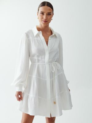 Robe chemise The Fated blanc