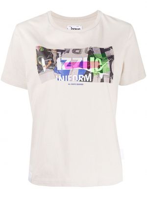T-shirt con stampa Izzue grigio