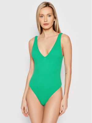 Vientisas maudymosi kostiumėlis Seafolly žalia