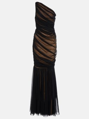 Dlouhé šaty Norma Kamali čierna