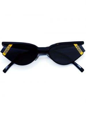 Слънчеви очила Fendi Pre-owned черно