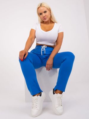 Spodnie sportowe Fashionhunters niebieskie