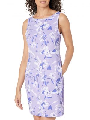 Платье с принтом Columbia фиолетовое