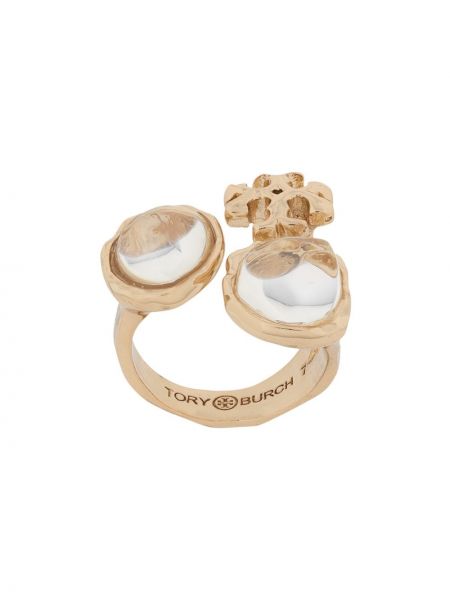 Anillo Tory Burch dorado